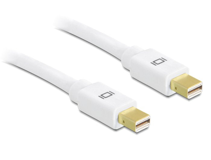 Kabel Mini Displayport St / St 0,5m Weiss Delock