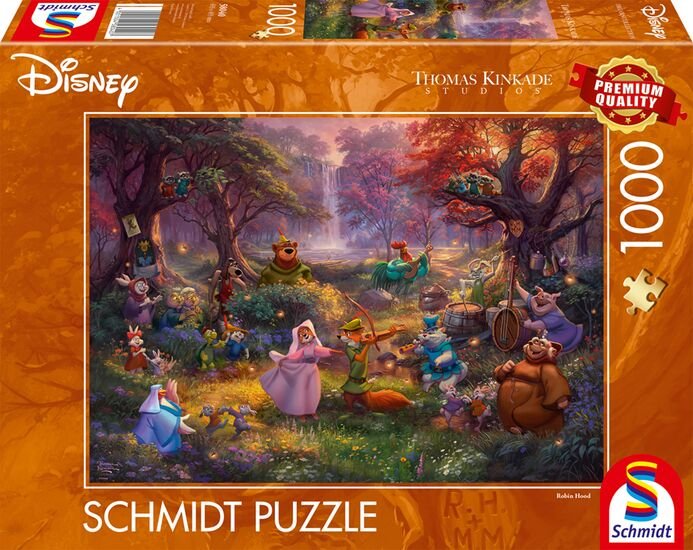 Juegos Schmidt Thomas Kinkade Studios: Disney - Robin Hood, Puzzle 1000 Parts 58040
