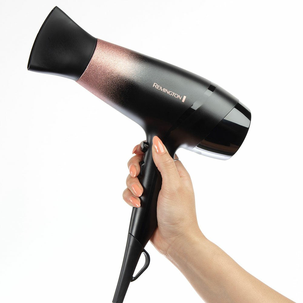 EAN 5038061152418 - Remington Rose Shimmer secador 2200 W Negro, Rosa imagen 3