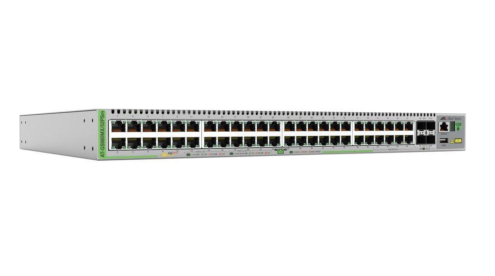 EAN 767035218434 - Allied Telesis AT-GS980MX/52PSM-50 switch Gestionado L3 10G Ethernet (100/1000/10000) Energía sobre Ethern imagen 1