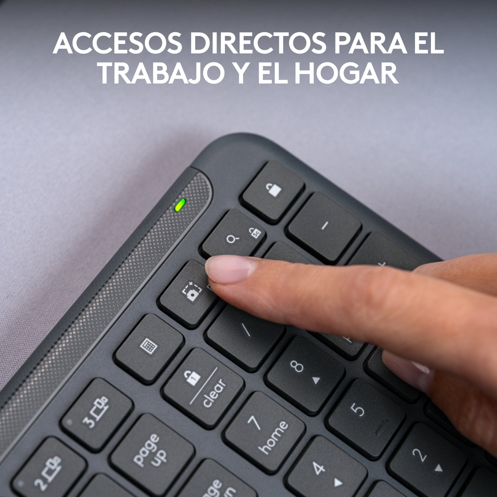 Teclado Español Y Ratón Signature Slim Wireless K950 Wrls Graphite - Esp - Mediter-412