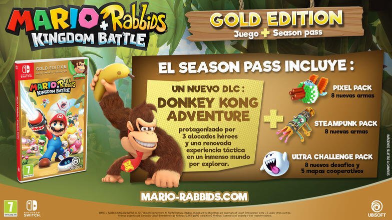 Mario & Rabbids Kingdom Battle Gold Edition Switch Uk (Download Code Only)