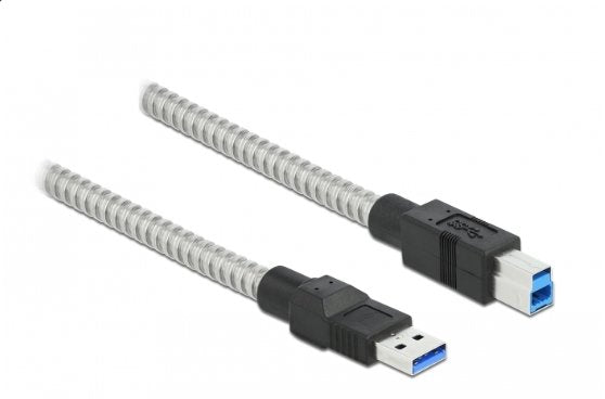 Delock Usb 3.2 Gen 1 Cable Typ-A Macho A Typ-B Macho Con Metallmantel 2 M