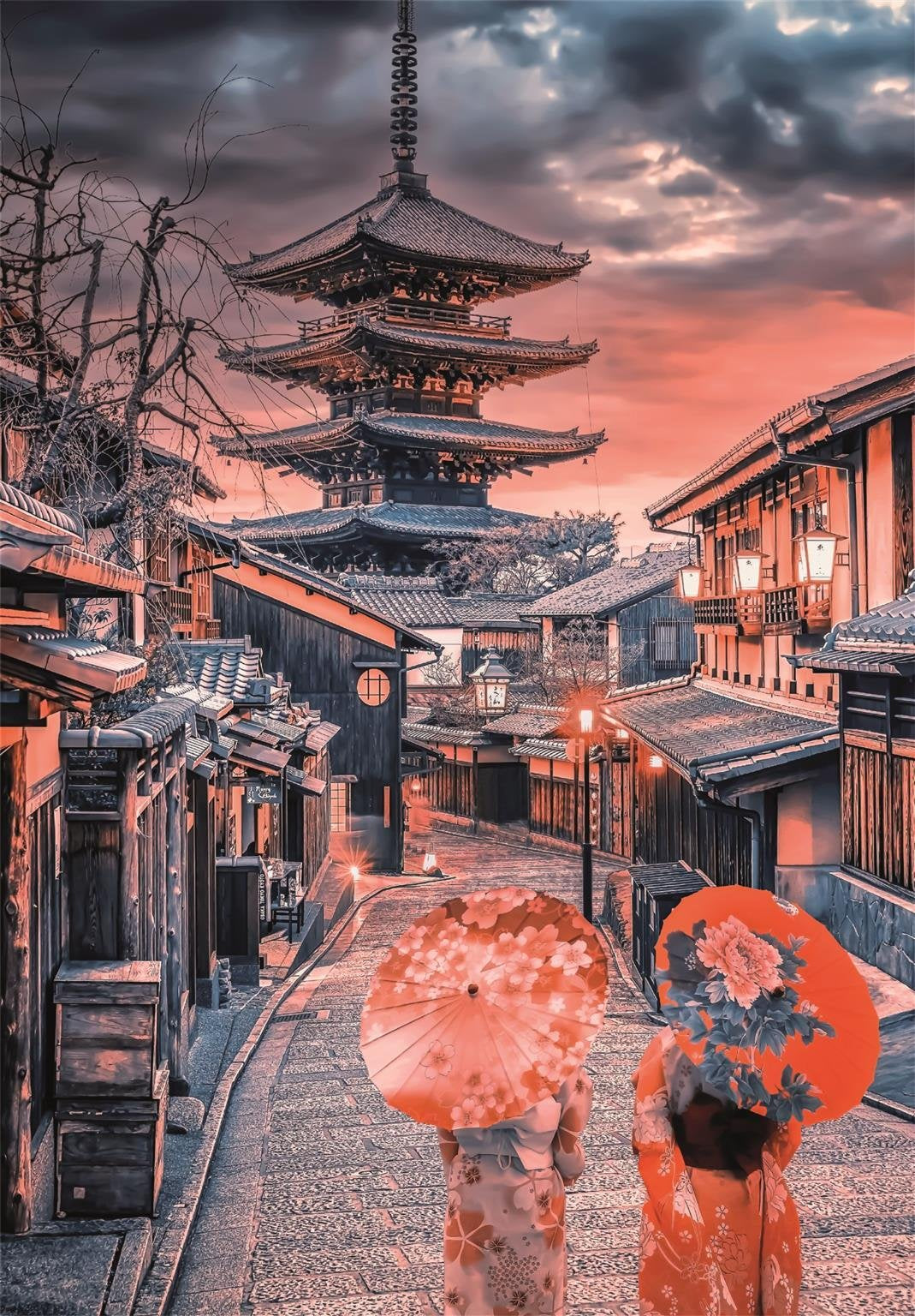 Puzzle Evening In Kyoto High Quality 500pzs