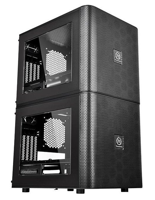 Caja Pc Thermaltake Core V21 Negro Con Ventana