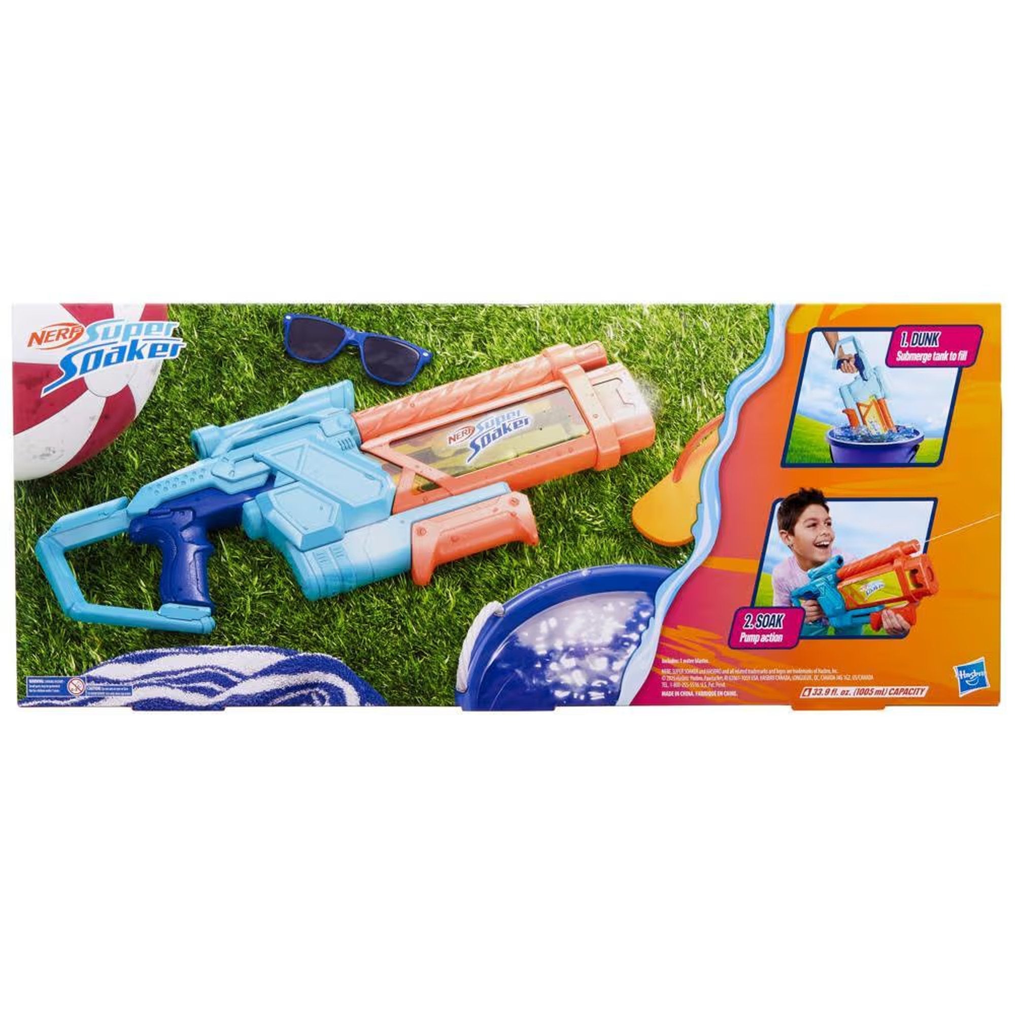 Pistola Hasbro Nerf Super Soaker Mega Dunk Fill