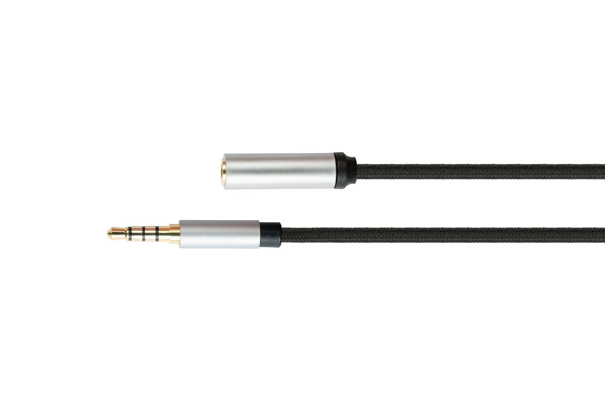 Python Cable De Audio 4-Pol. Klinkenst. An Conector Hembra Negro 0,5m