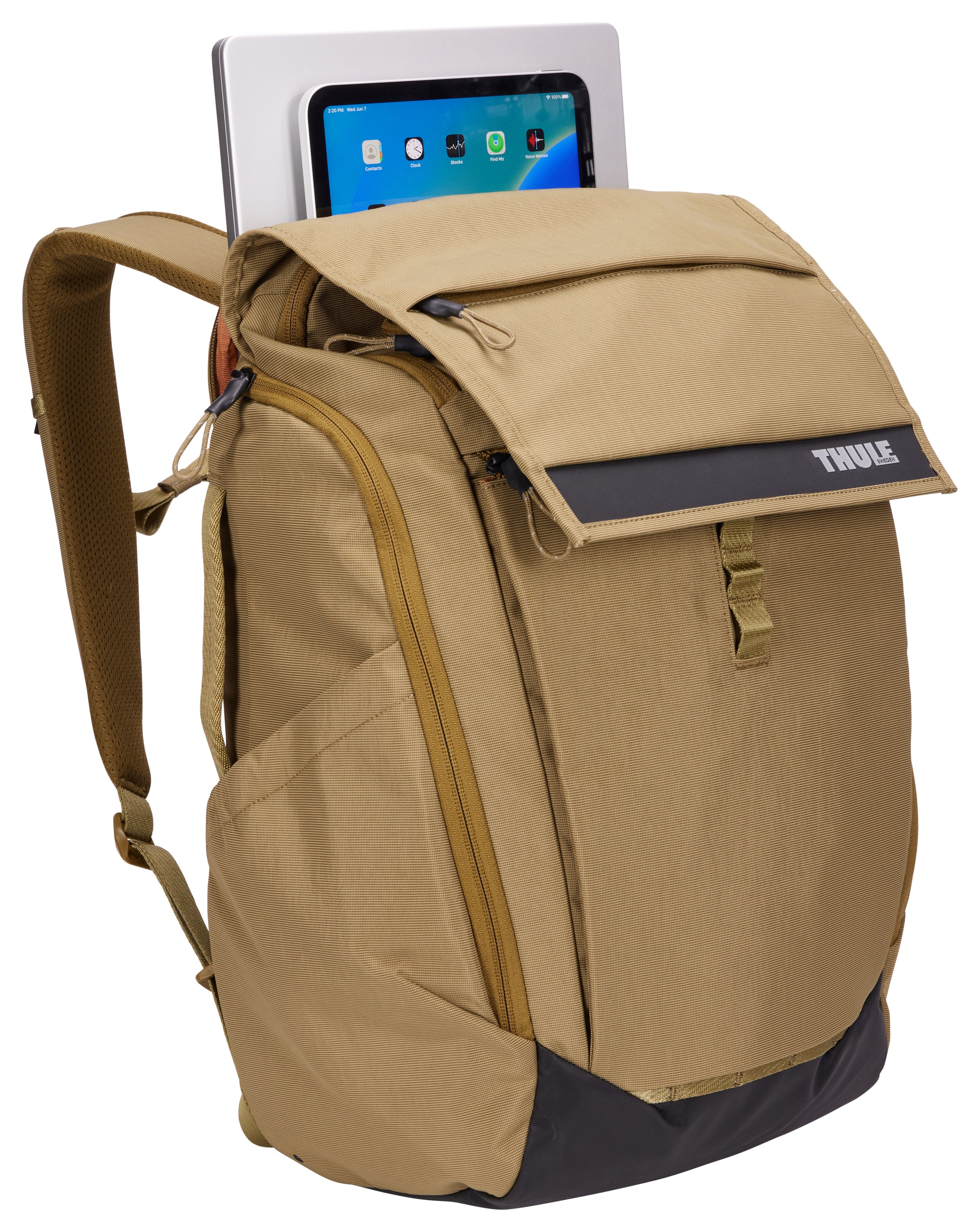 Mochila Thule Paramount Parabp3216 Nutria  Informal Caqui Nylon, Poliéster