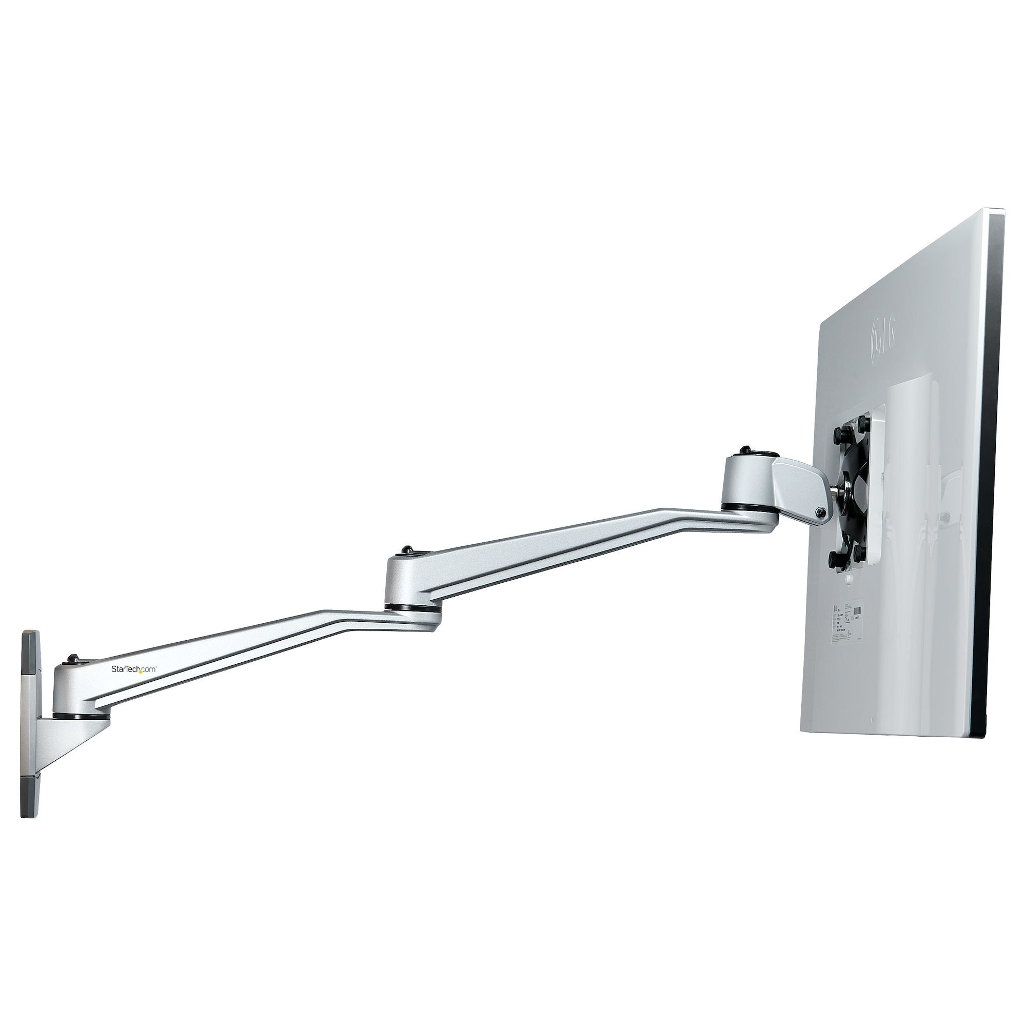 Startech.Com Brazo De Montaje En Pared Para Soporte De Monitores Vesa Hasta 30" - Con Brazo Articulado De 52cm - Premium