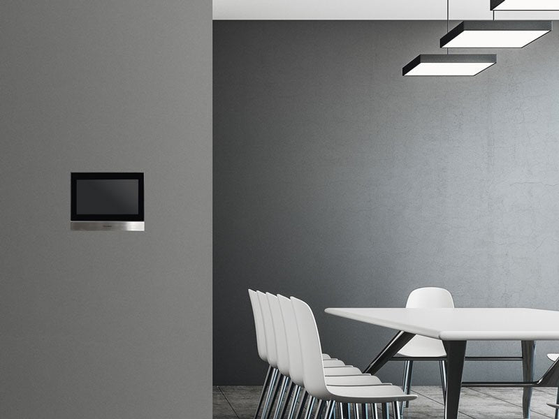 Doorbird A1104t, 17,8 Cm (7"), Ips, 1024 X 600 Pixel, Kapazitiv, Acero Inoxidable, Negro, Schnelles Ethernet