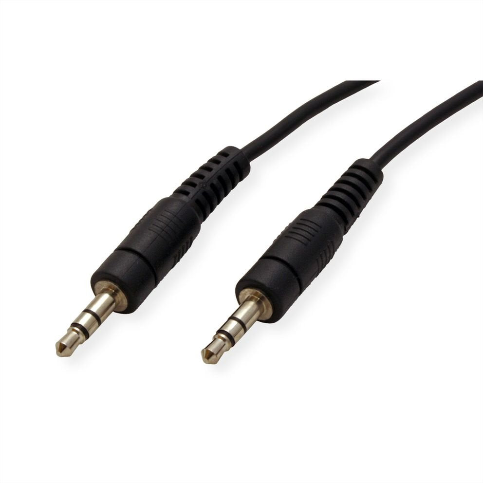 EAN 7611990159208 - ROLINE 11.09.4501 cable de audio 1 m 3,5mm Negro imagen 2