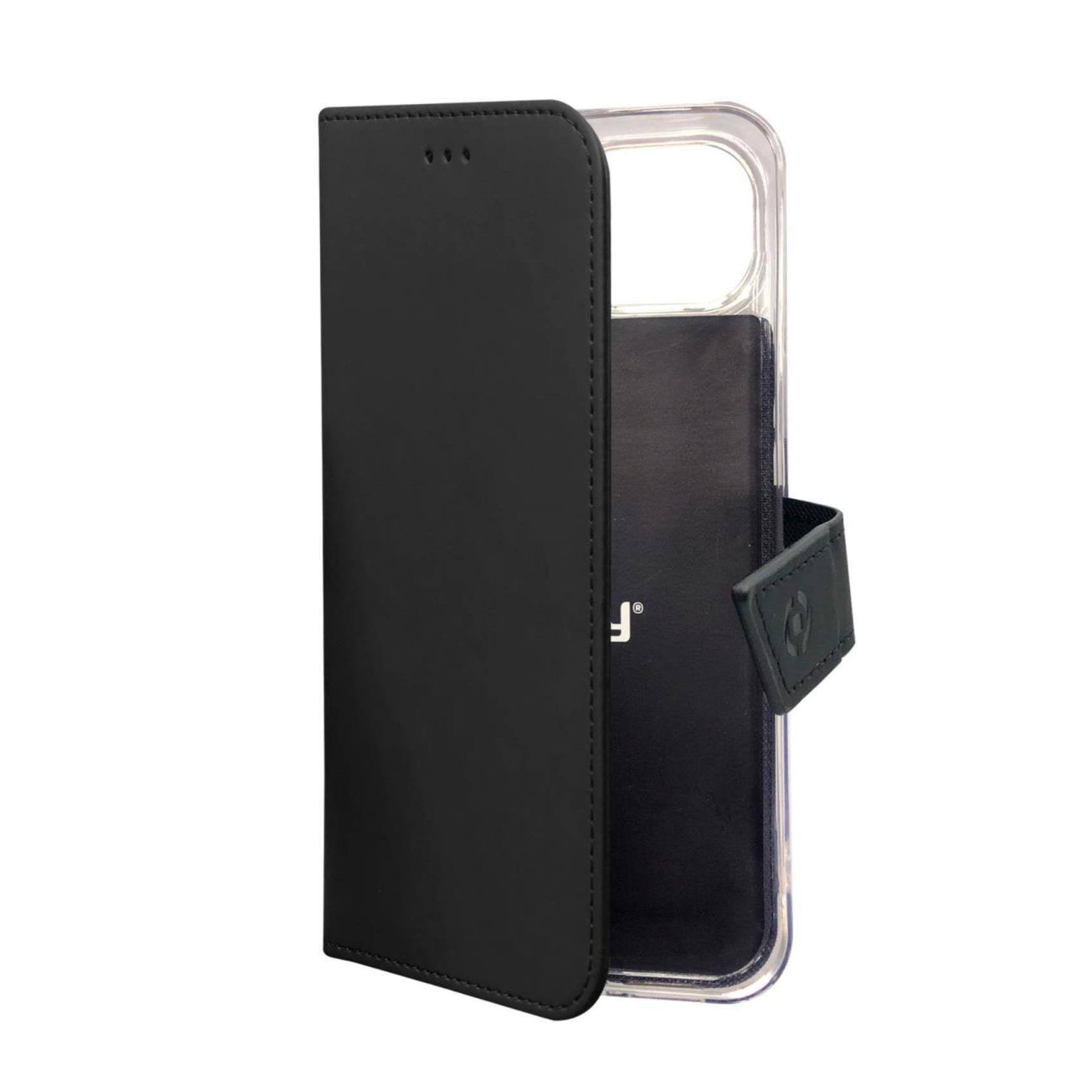 Case Celly Iphone 14 Plus Wallet Case Black Wally1026