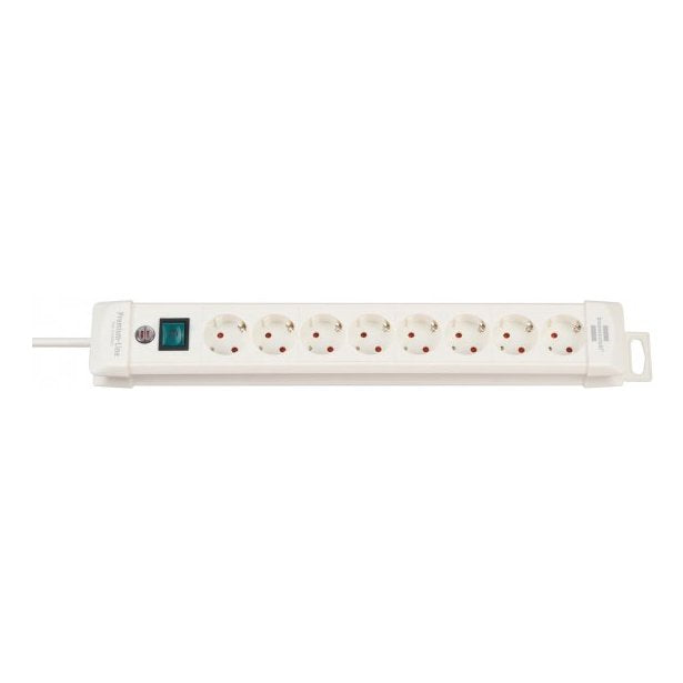 EAN 4007123624287 - Brennenstuhl 1952280100 base múltiple 3 m 8 salidas AC Interior Blanco imagen 3