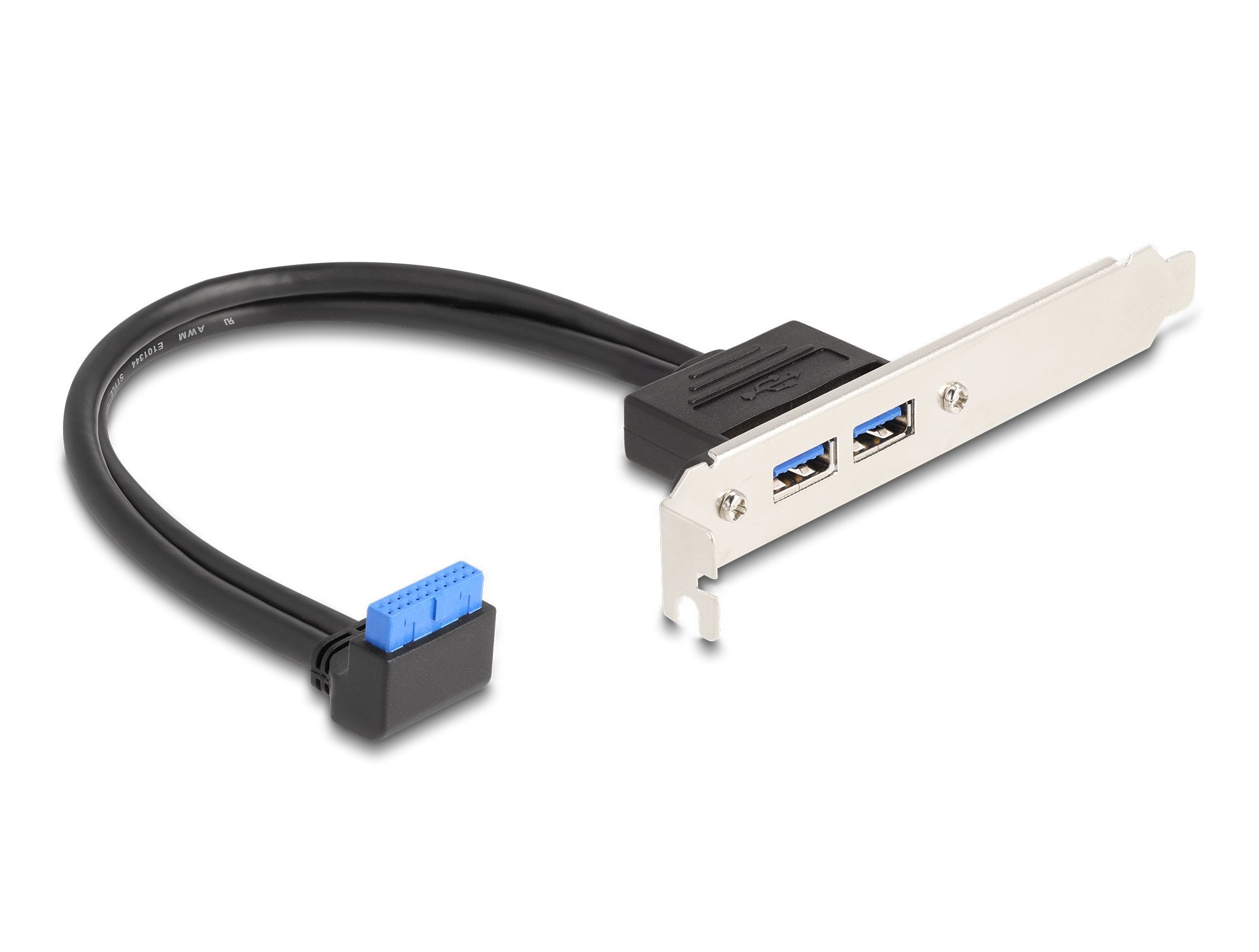 Delock 83015 Soporte 1 X Conector Usb 5 Gbps A 2 X Usb 5 Gbps Tipo-A Hembra De 50 Cm