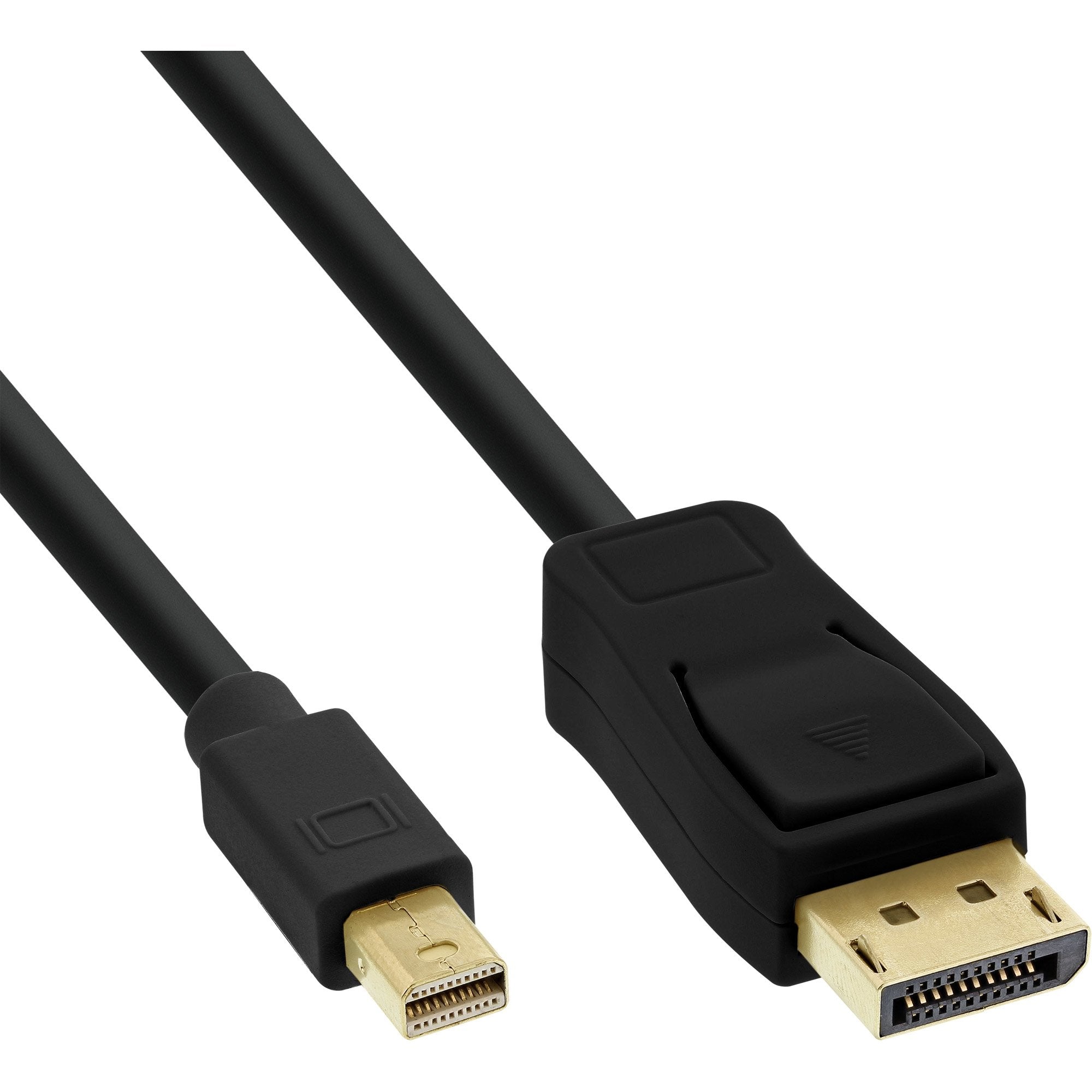 Cable Inline Mini Displayport A Displayport Negro 0,5 M