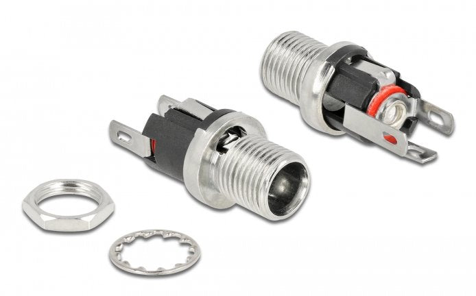 Steckverbinder Dc 5,5 X 2,5 X 12,0 Mm Buchse Zum Einbau Lötversion