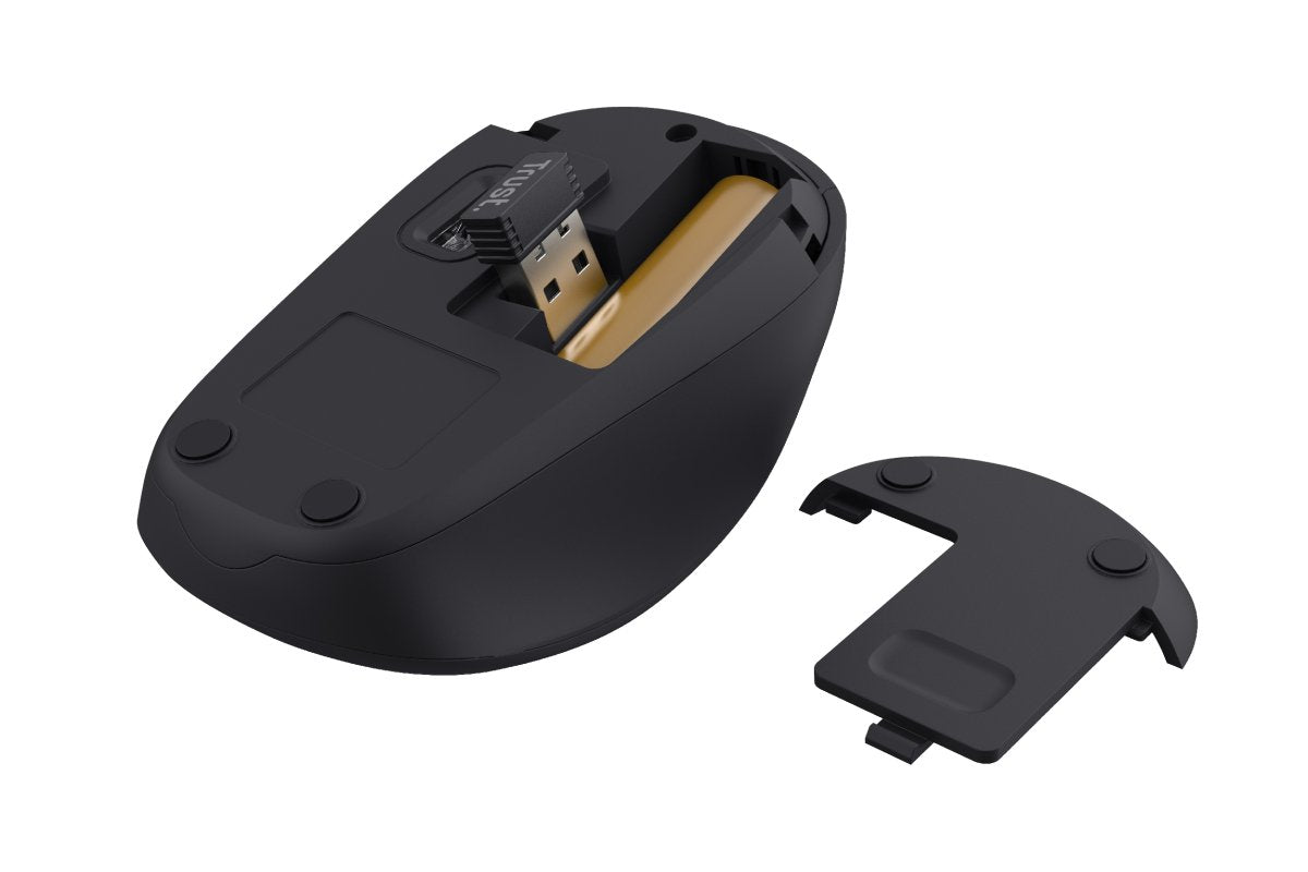 Raton Optico Yvi+ Wireless Silencioso Azul Trust <Span Data-Teams='True'>Bluetooth</Span>/ Dpi 800-1600 / Azul