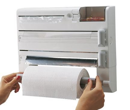 EAN 4006501257239 - Leifheit 25723 portarollo de papel Soporte para toallas de papel colgado en pared Blanco imagen 3