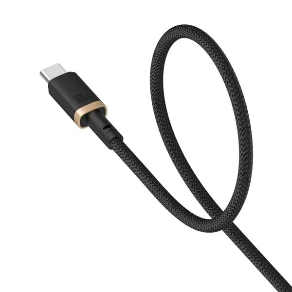 EAN 6932172669843 - Baseus P10377803U01-02 cable USB USB 2.0 2 m USB C 0,48 Gbit/s 100 W Negro, Oro imagen 4