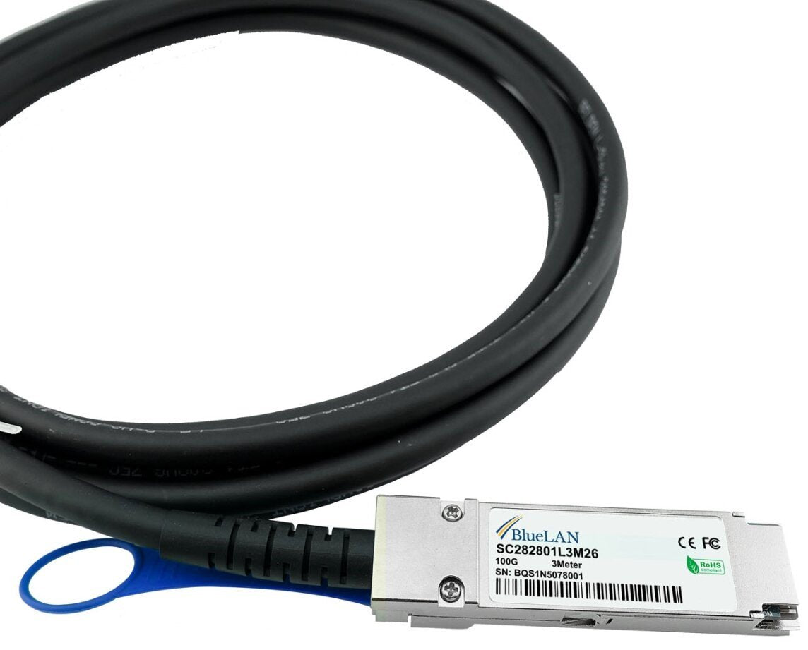 Acc761-10000s Compatible Bluelan Dac Qsfp28 Sc282801l1m30