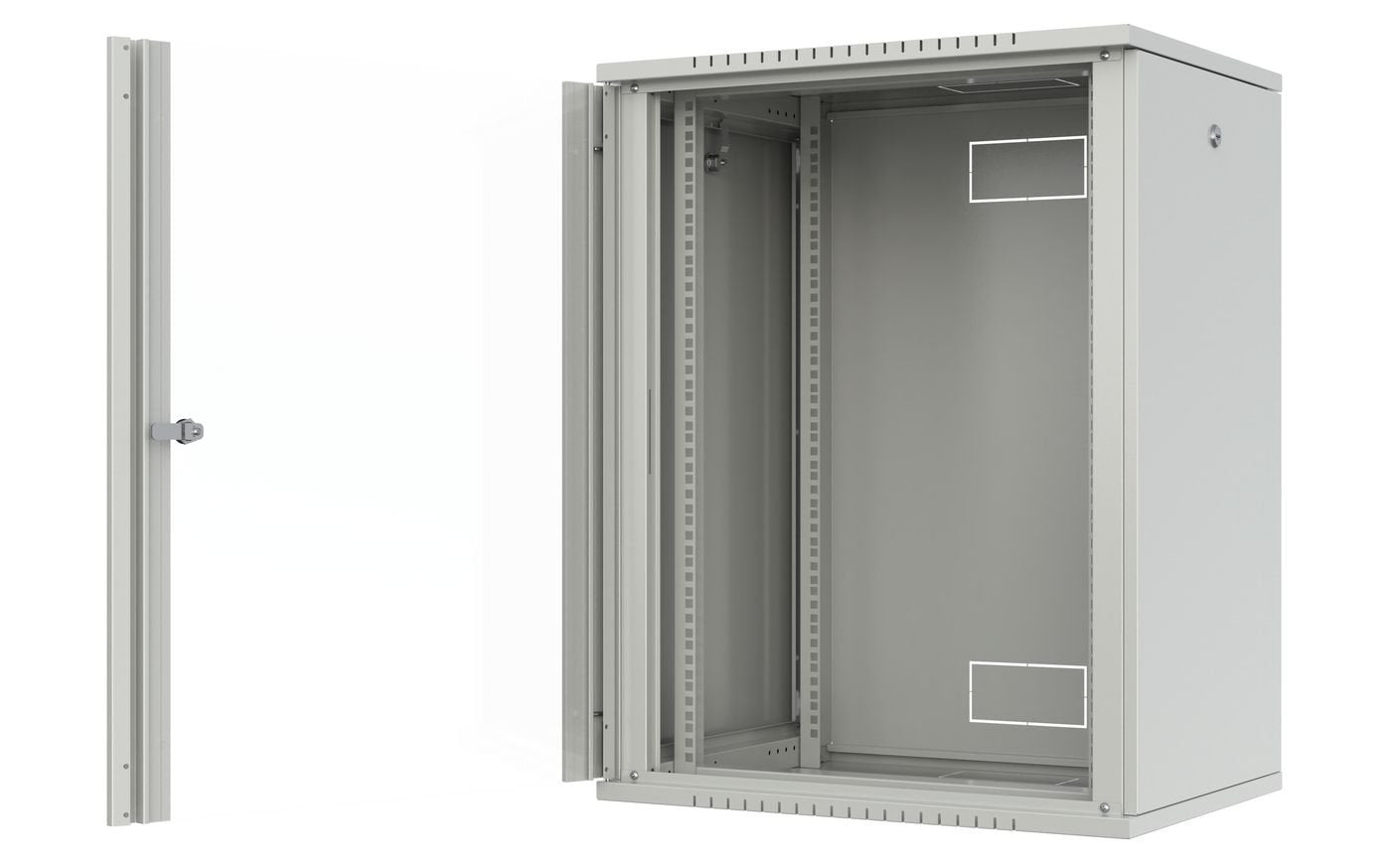 Quick Assembly Flat Pack 19"  16u Rack Wall Mount W:600 X