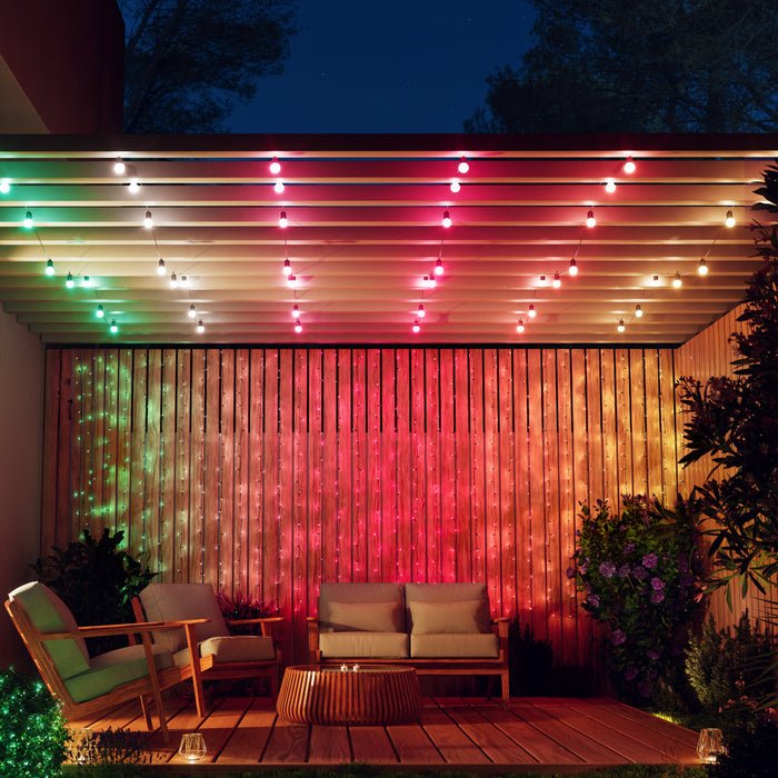 Luces Led Inteligentes Twinkly Festoon 20 Bombillas Rgb (Multicolor) G45, 10m