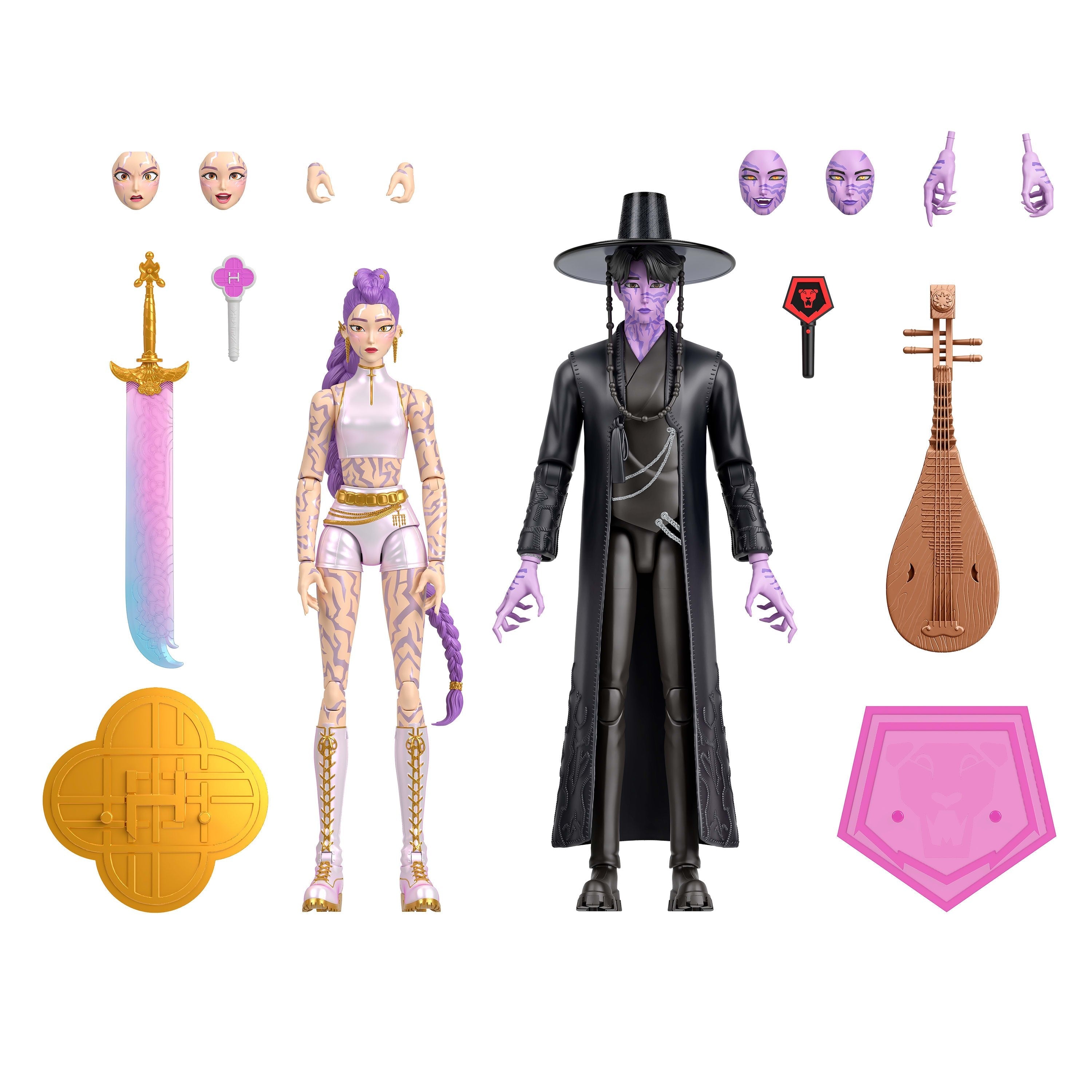 Blister 2 Figuras Rumi Y Jinu Kpop Demon Hunters 15cm