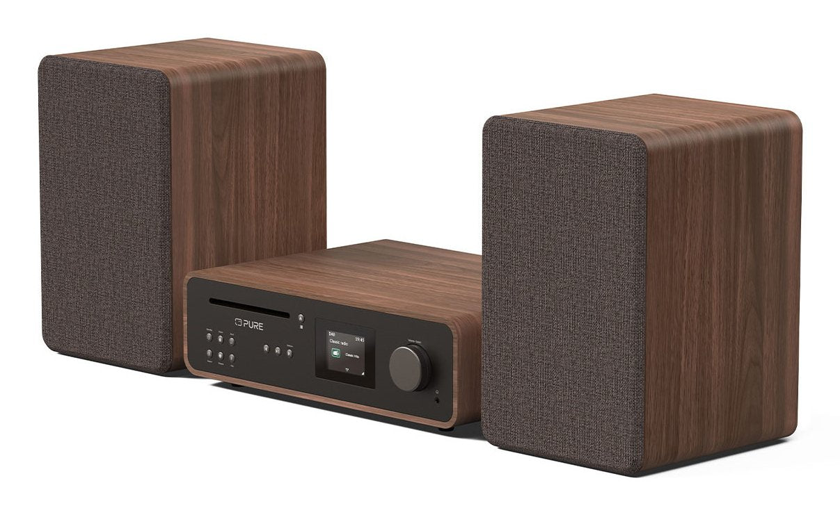 Pure Classic Stereo Coffee Black Walnut Eu Uk