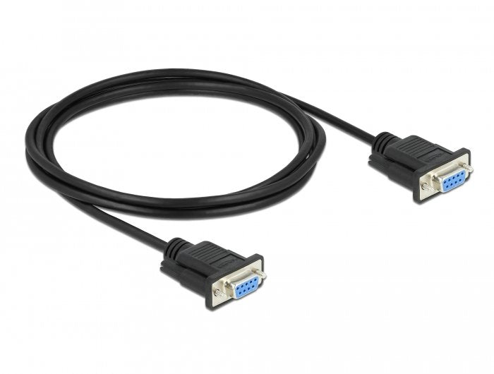 Delock Seriell Cable Rs-232 Sub-D9 Hembra A Hembra Nullmodem 2 M