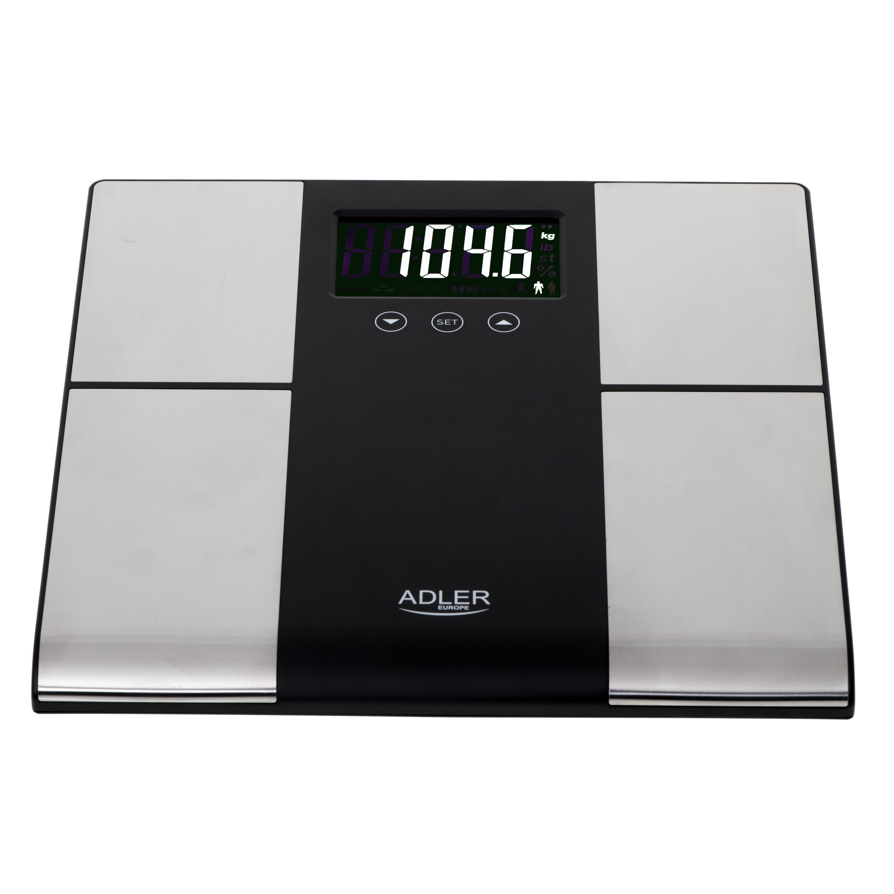EAN 5902934838702 - Adler AD 8165 báscula de baño Rectángulo Negro, Gris Báscula personal electrónica imagen 2
