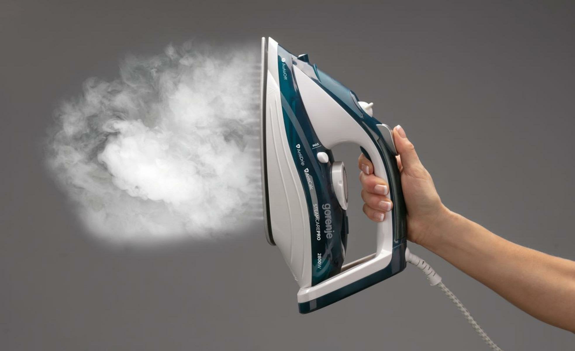Plancha Gorenje Sih2800tqc   A Vapor Suela De Cerámica 2800 W Azul