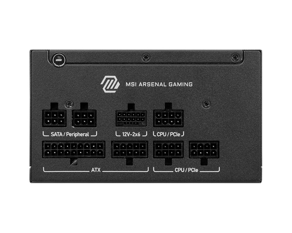 Fuente De Alimentación Msi Mag A650gls 650w 80 Plus Gold Modular Pcie 5.0