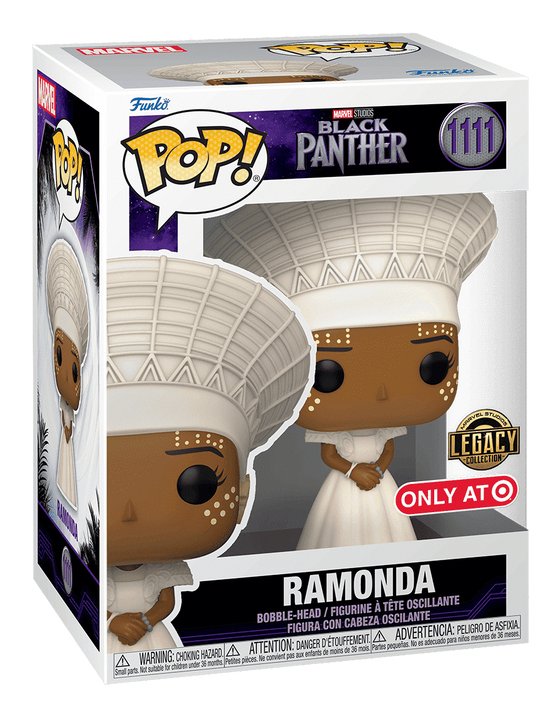 Funko Pop Marvel Black Panther Legacy Ramonda Exclusivo Especial 1111