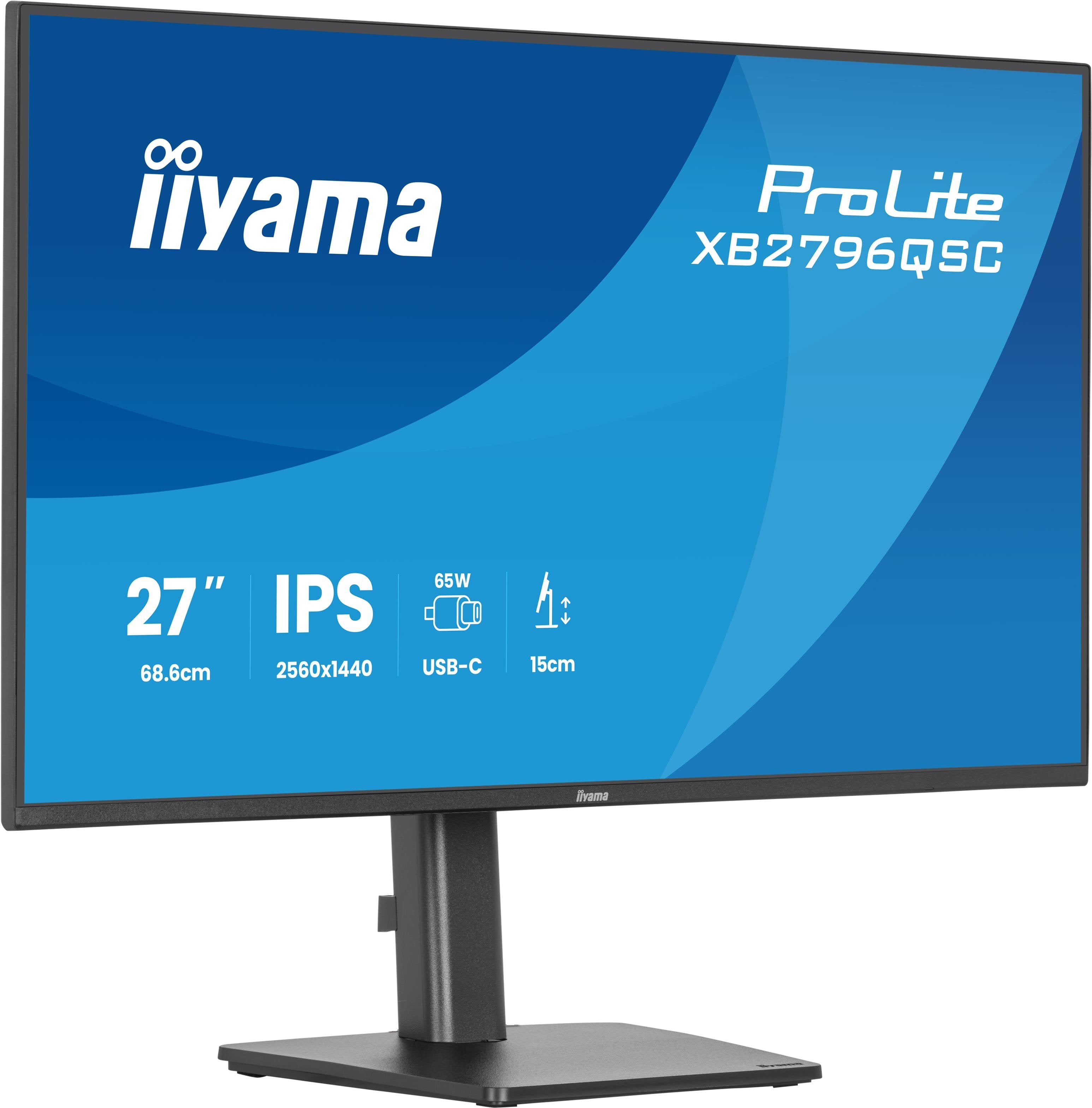 EAN 4948570127023 - iiyama ProLite XB2796QSC-B1 pantalla para PC 68,6 cm (27") 2560 x 1440 Pixeles Quad HD LED Negro imagen 1