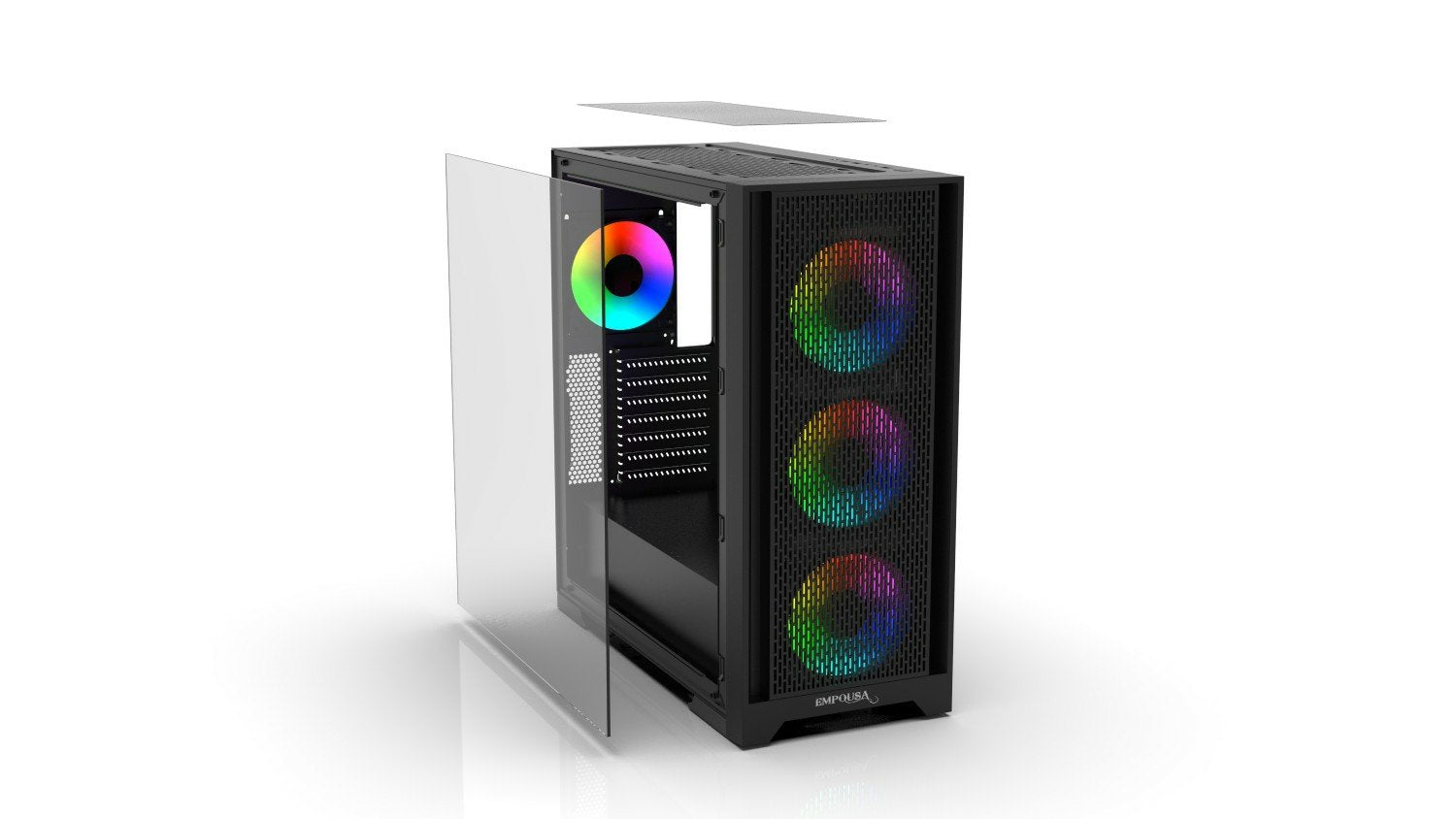 Caja Pc Inca Emg-17xb Midi Tower Negro