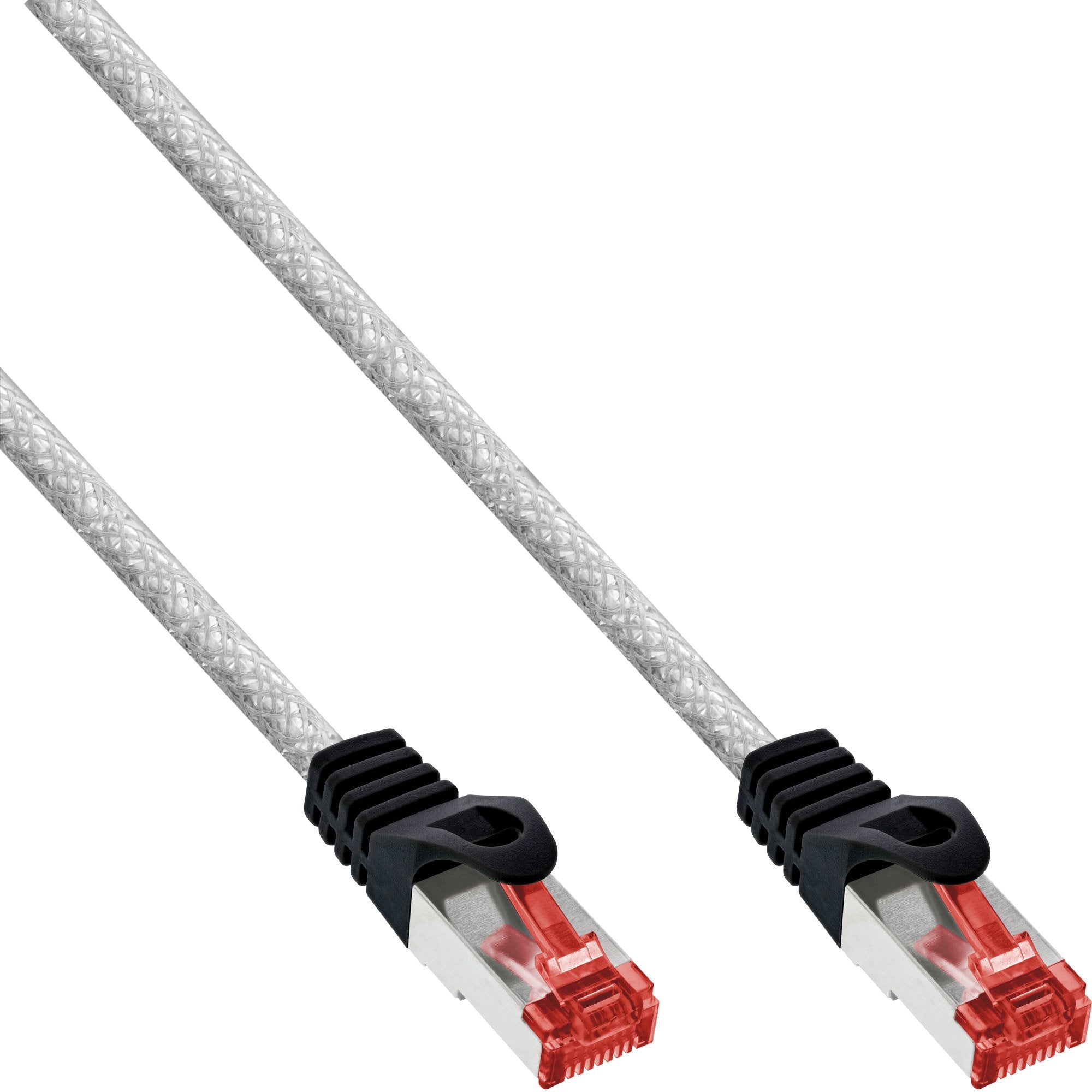 Cable De Red Inline S/Ftp Pimf Cat.6 250mhz Pvc Cobre Transparente 15m