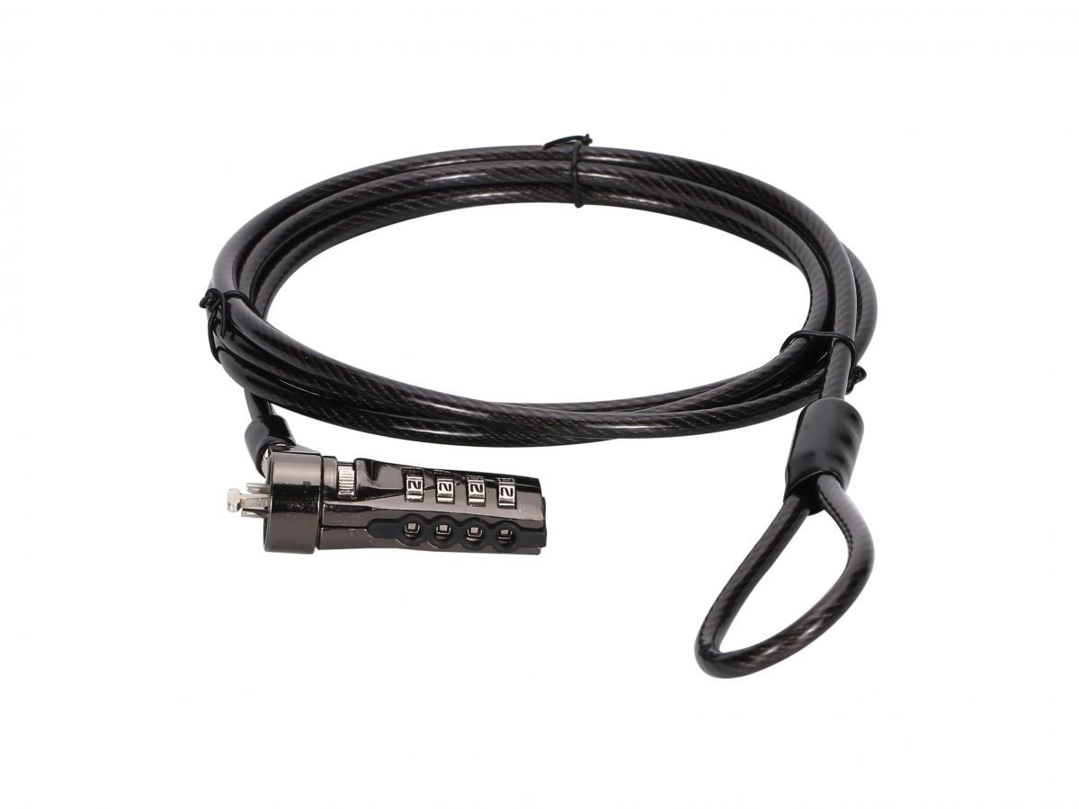 Conceptronic Nbt Candado De Combinación Para Portátil Emándar 1,8m Negro