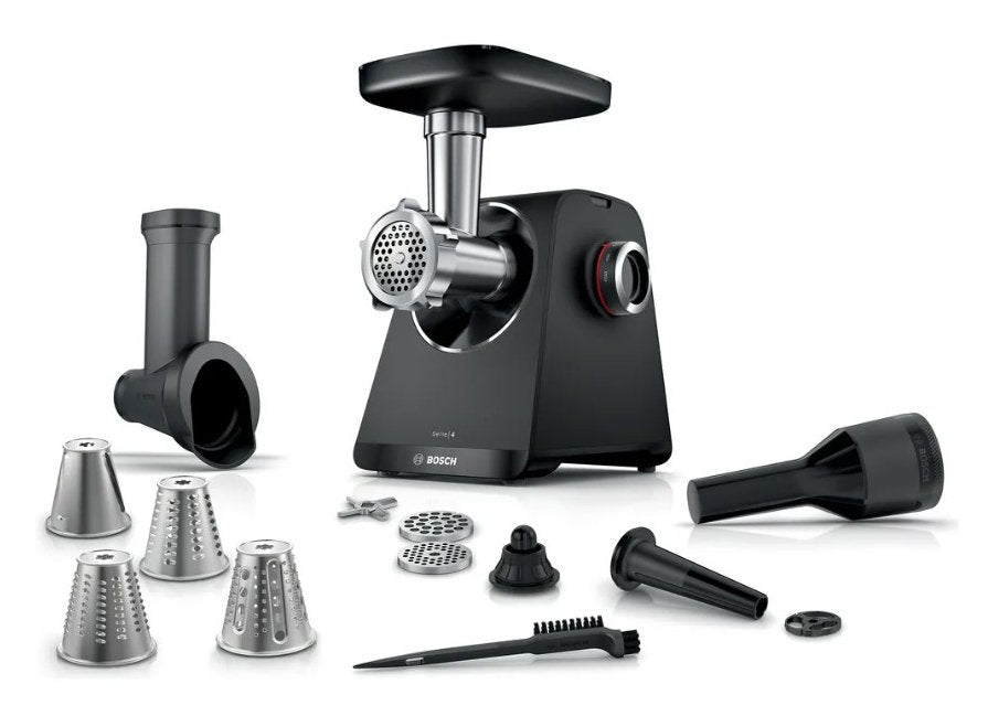 EAN 4242005433728 - Bosch Serie 4 MFWS440B picadora 1900 W Negro, Plata imagen 1