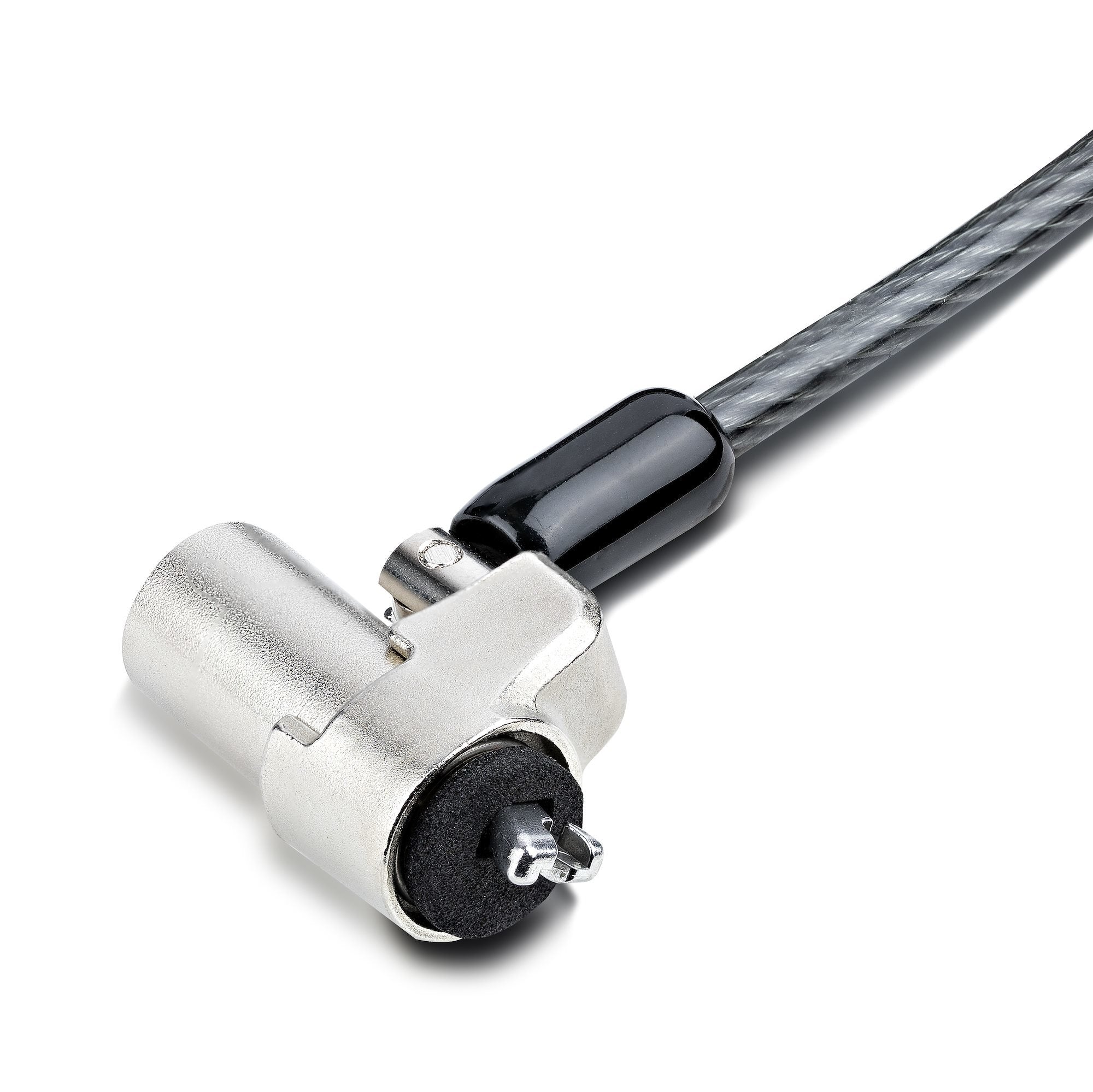 Startech.Com Nblwk-Laptop-Lock Cable Antirrobo Negro, Plata 2 M