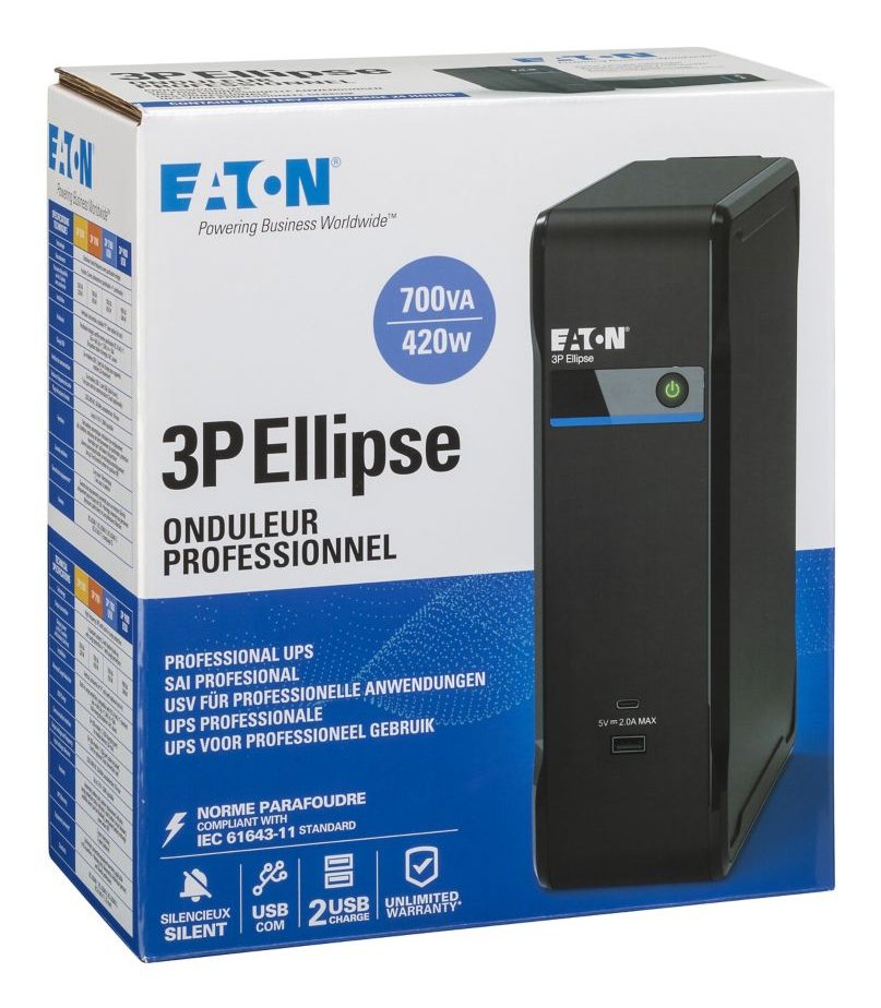 EAN 3553340621307 - Eaton 3P Ellipse 700 sistema de alimentación ininterrumpida (UPS) En espera (Fuera de línea) o Standby (O imagen 6