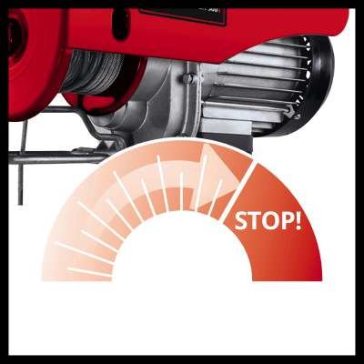 Polipasto De Cable Einhell Tc-Eh 500, Torno De Cable (Rojo, 800 Vatios) 2255140