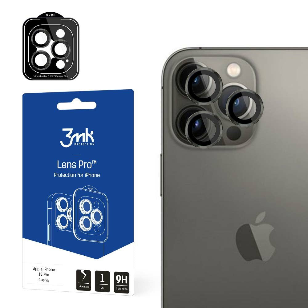 3mk Lens Protection Pro Graphite Do Apple Iphone 15 Pro