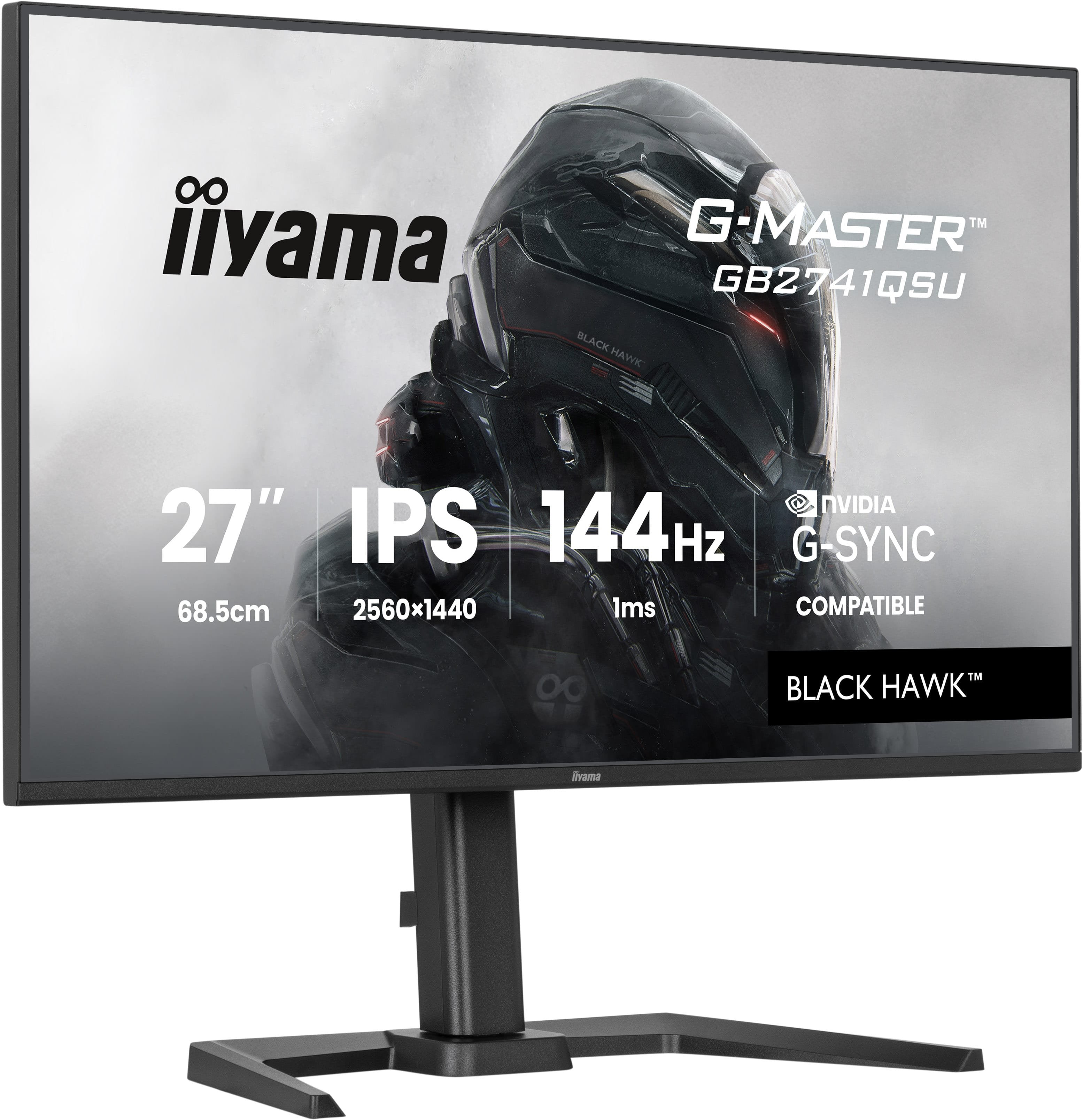 Iiyama 68.6cm 27" Gb2741qsu-B1 16:9 Hdmi+Dp+2xusb Ips