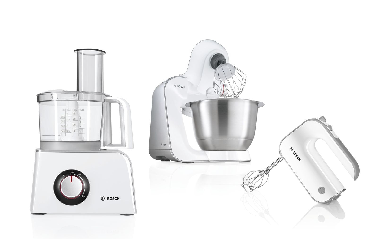 EAN 4242002556864 - Bosch MFQ4080 batidora Batidora de mano 500 W Plata, Blanco imagen 2
