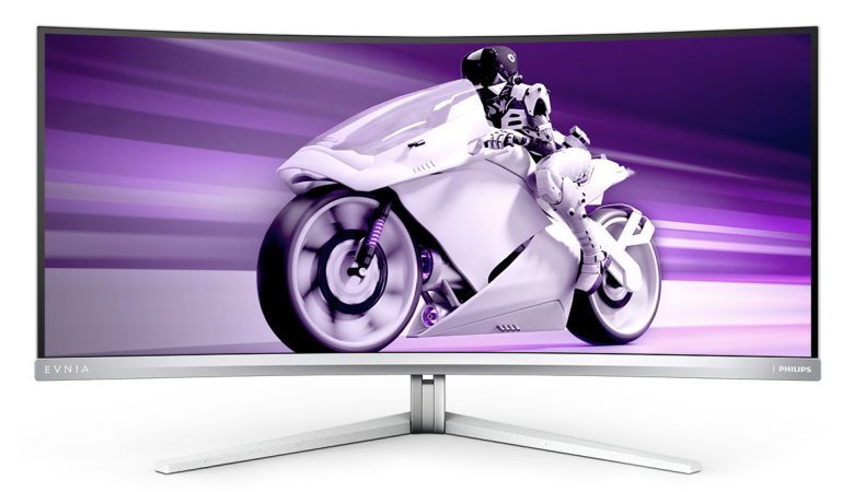 Monitor Philips 34m2c8600 00 34" Curved Qled Uwqhd 175hz 0.1ms 2xhdmi2.0 Dp1.4 Usb C Speakers