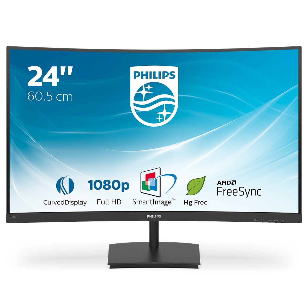 Monitor Curvo Philips E-Line 241e1sc 23.6' Full Hd Negro
