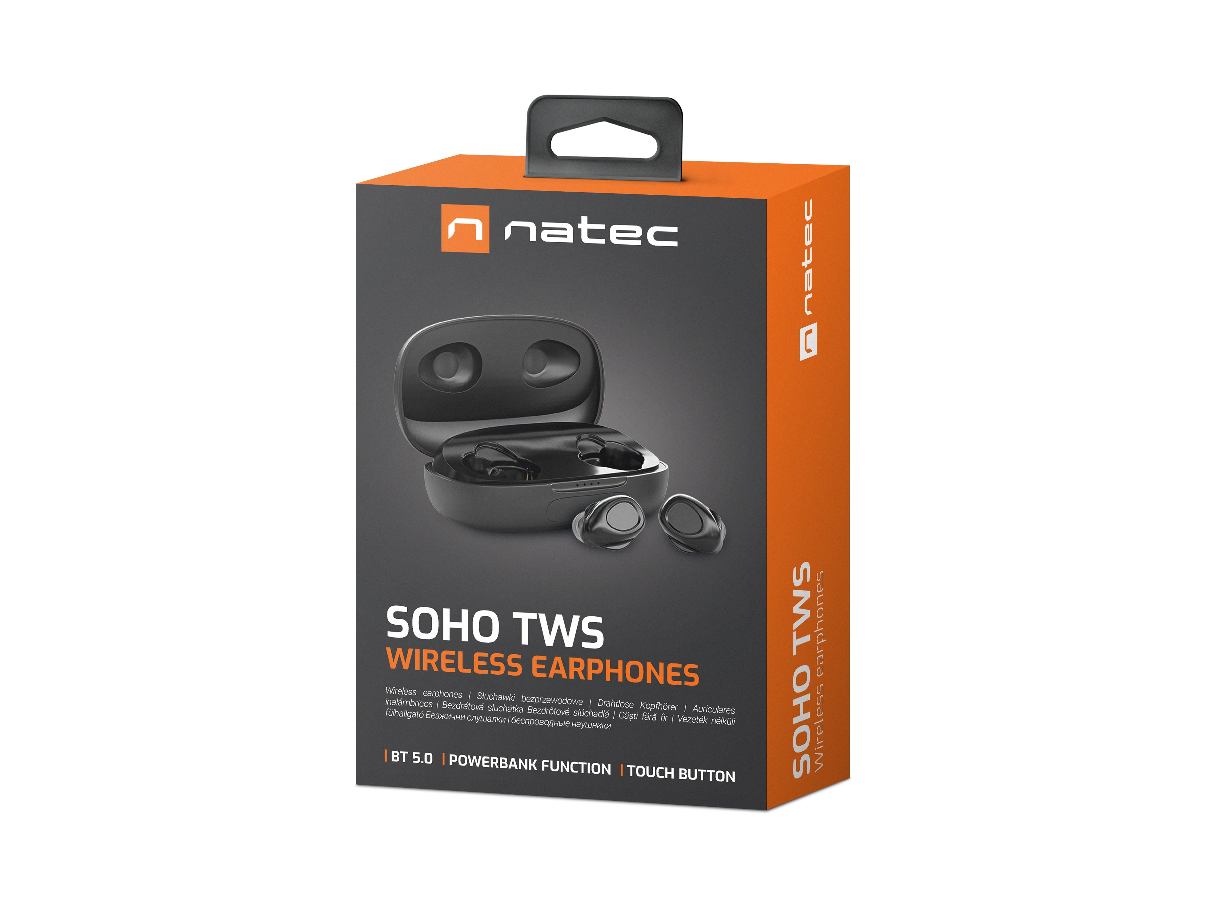 EAN 5901969426083 - NATEC Soho TWS Auriculares True Wireless Stereo (TWS) Dentro de oído Llamadas/Música Bluetooth Negro imagen 5
