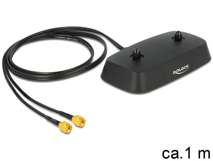 Delock Antennenbasis 1m Negro