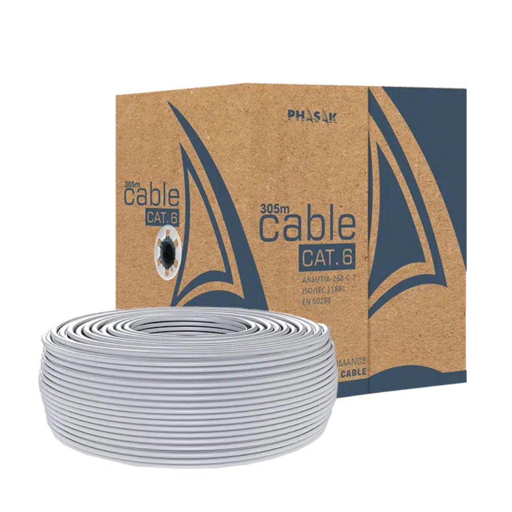 EAN 5605922028641 - Phasak PHR 6312 cable de red Gris Cat6 F/FTP (FFTP) imagen 7