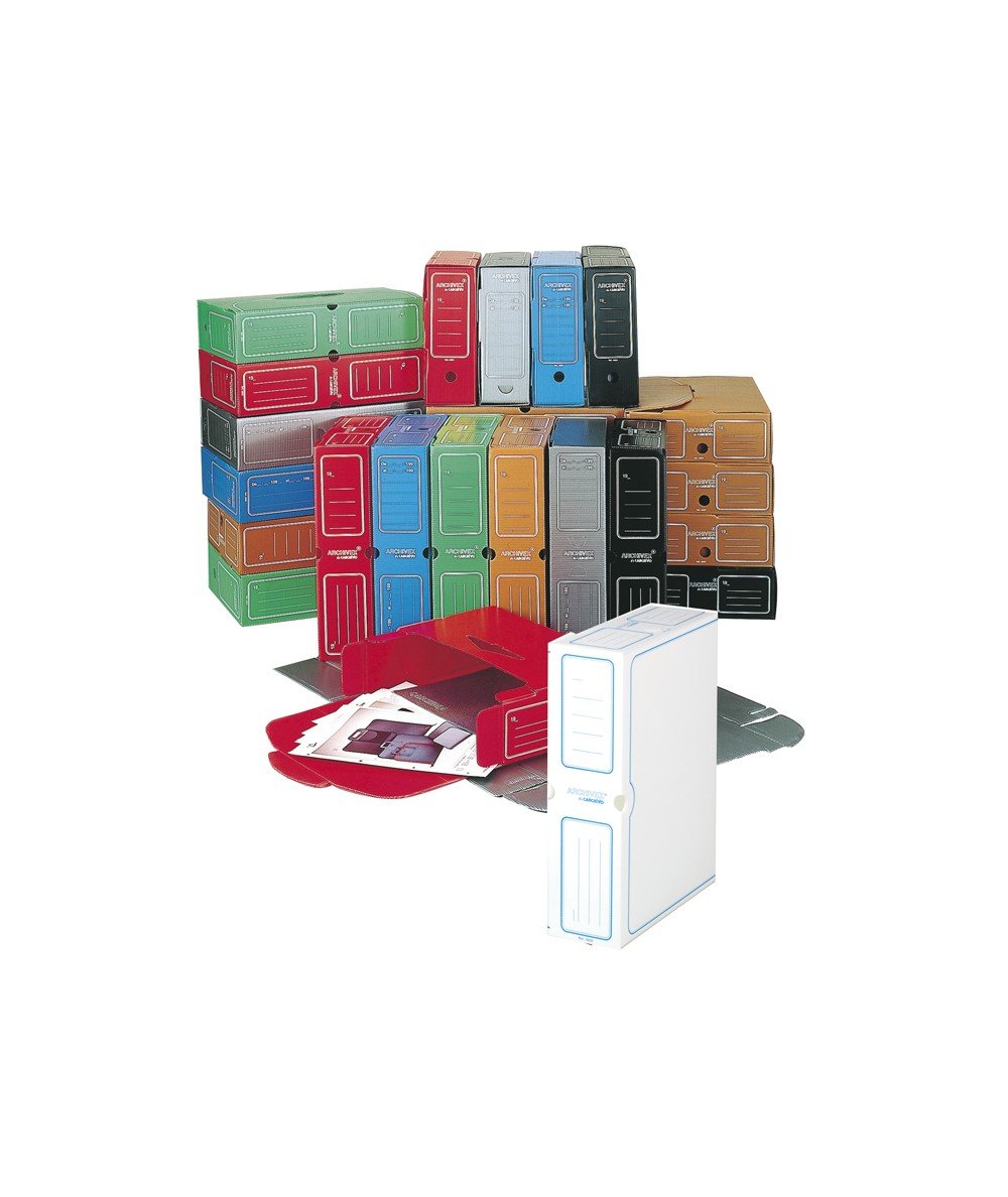 Carchivo Caja Archivo Definitivo Desplegado Pp 100mm Folio Blanco